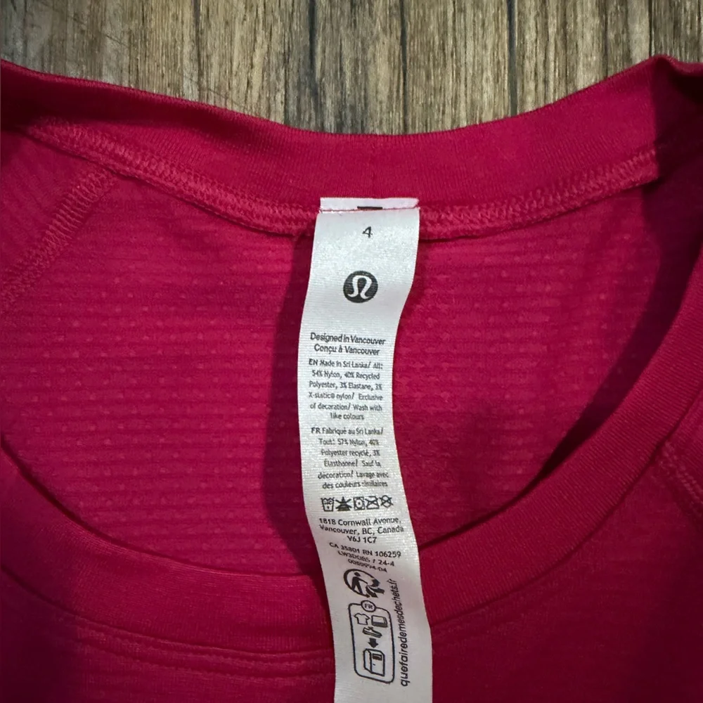 Lululemon long sleeve swiftly - Picture 2 of 3